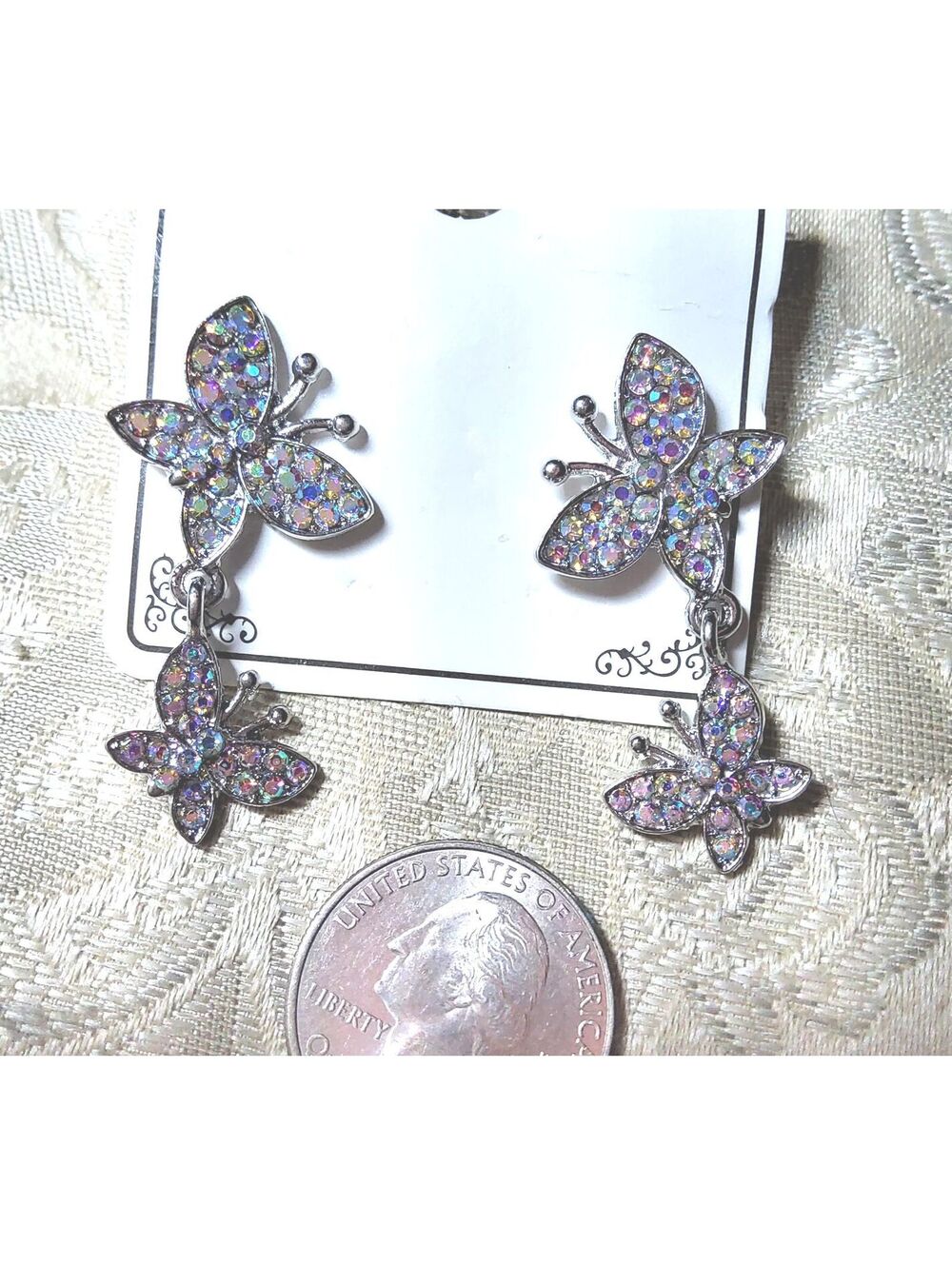 V Mirage Of Butterfly Earrings